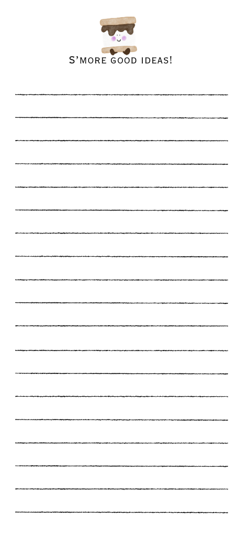 S'more Good Ideas Notepad