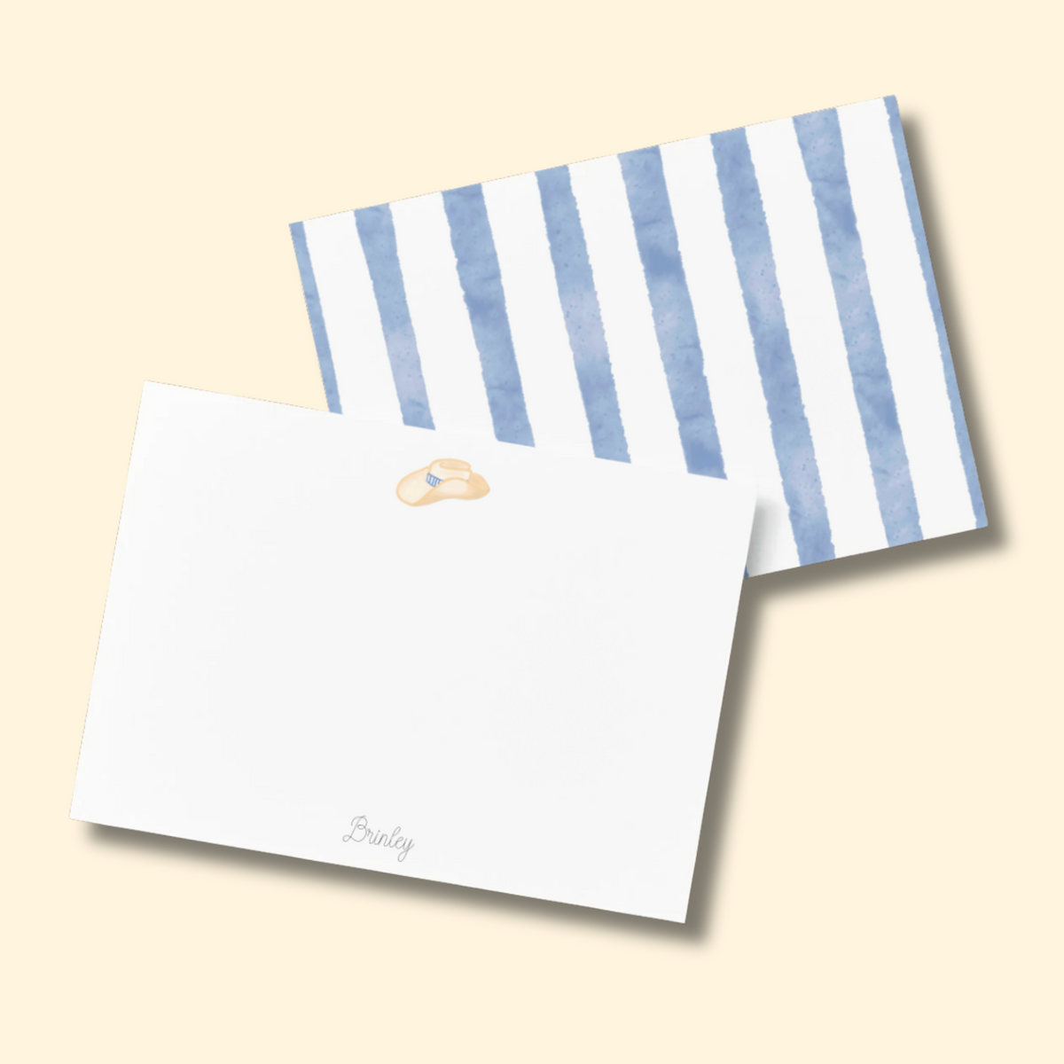 Cowgirl Hat Stationery