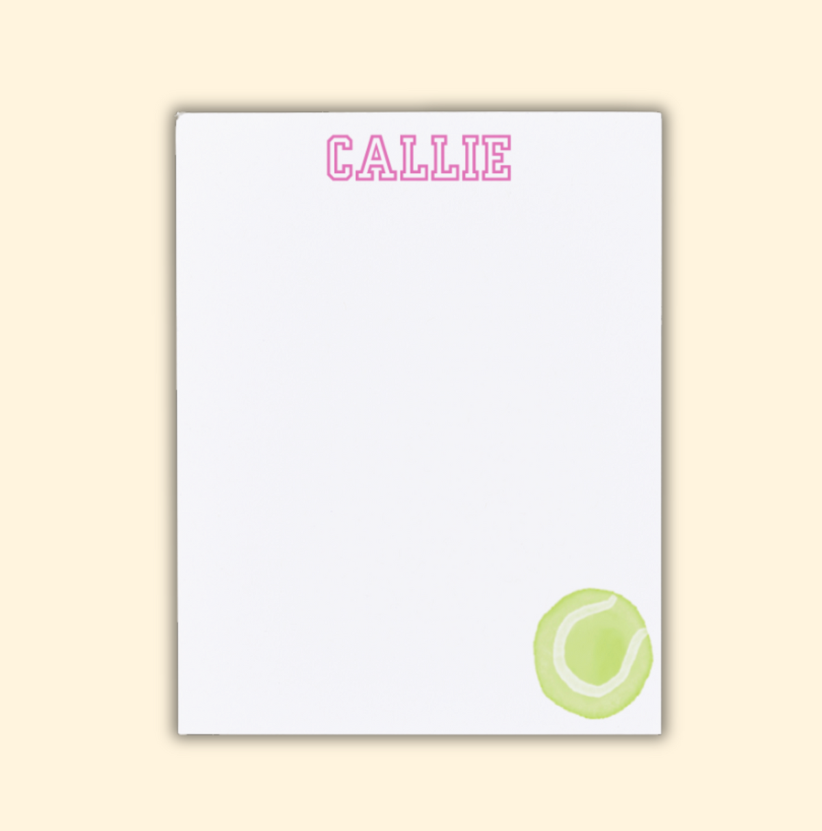 Personalized Sports Notepad