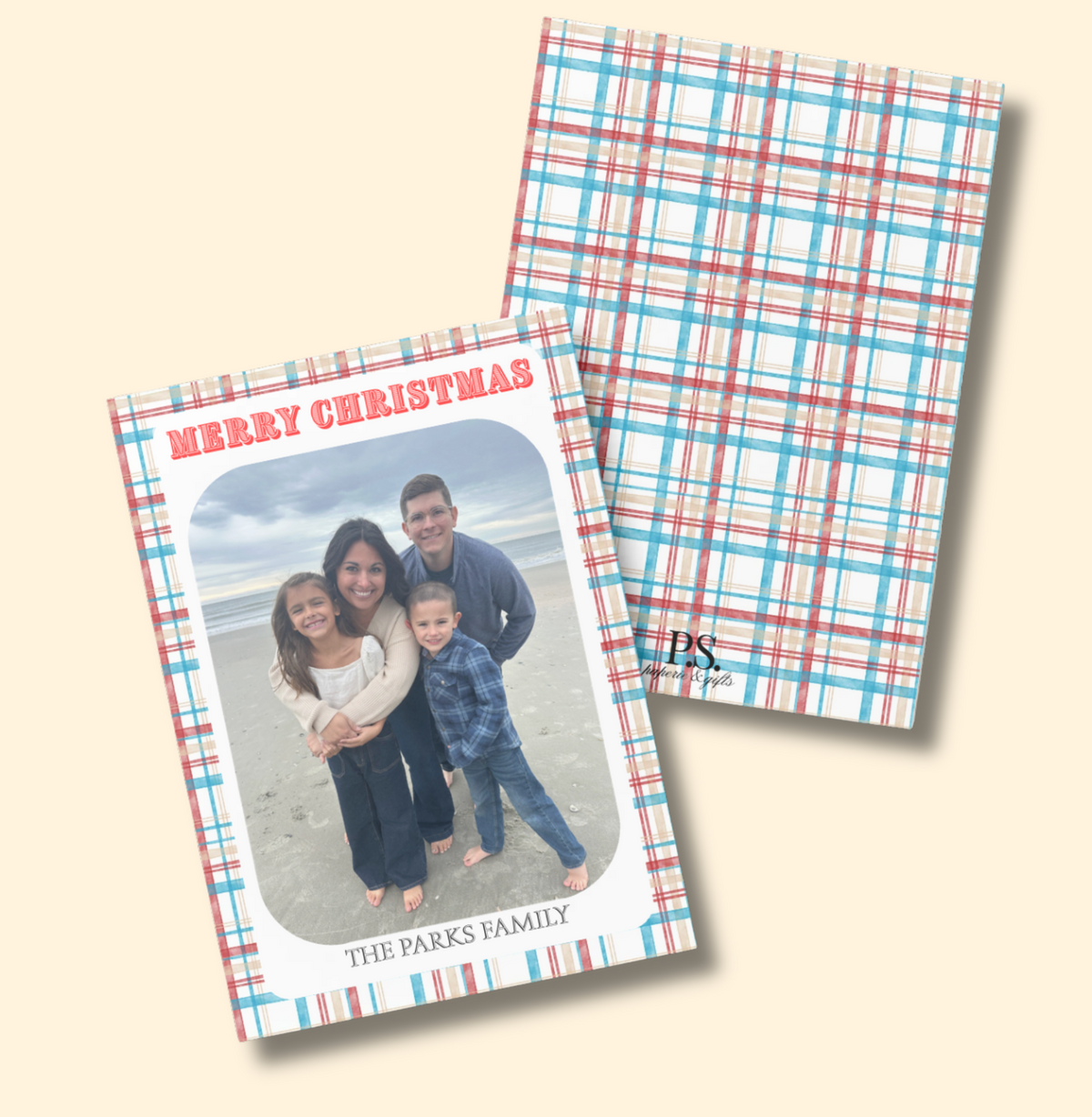 It's a Very Plaid Christmas Card