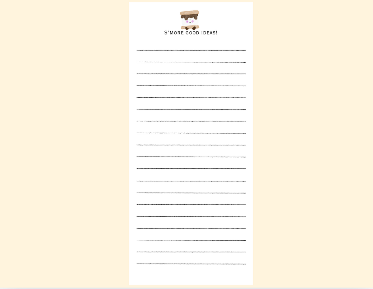S'more Good Ideas Notepad