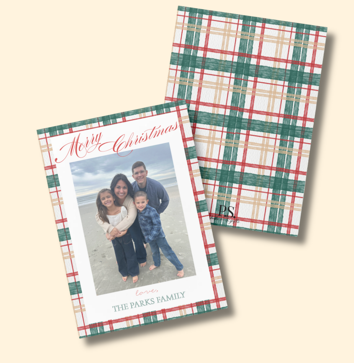 It's a Very Plaid Christmas Card