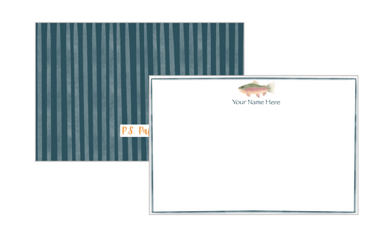 Rainbow Trout Stationery