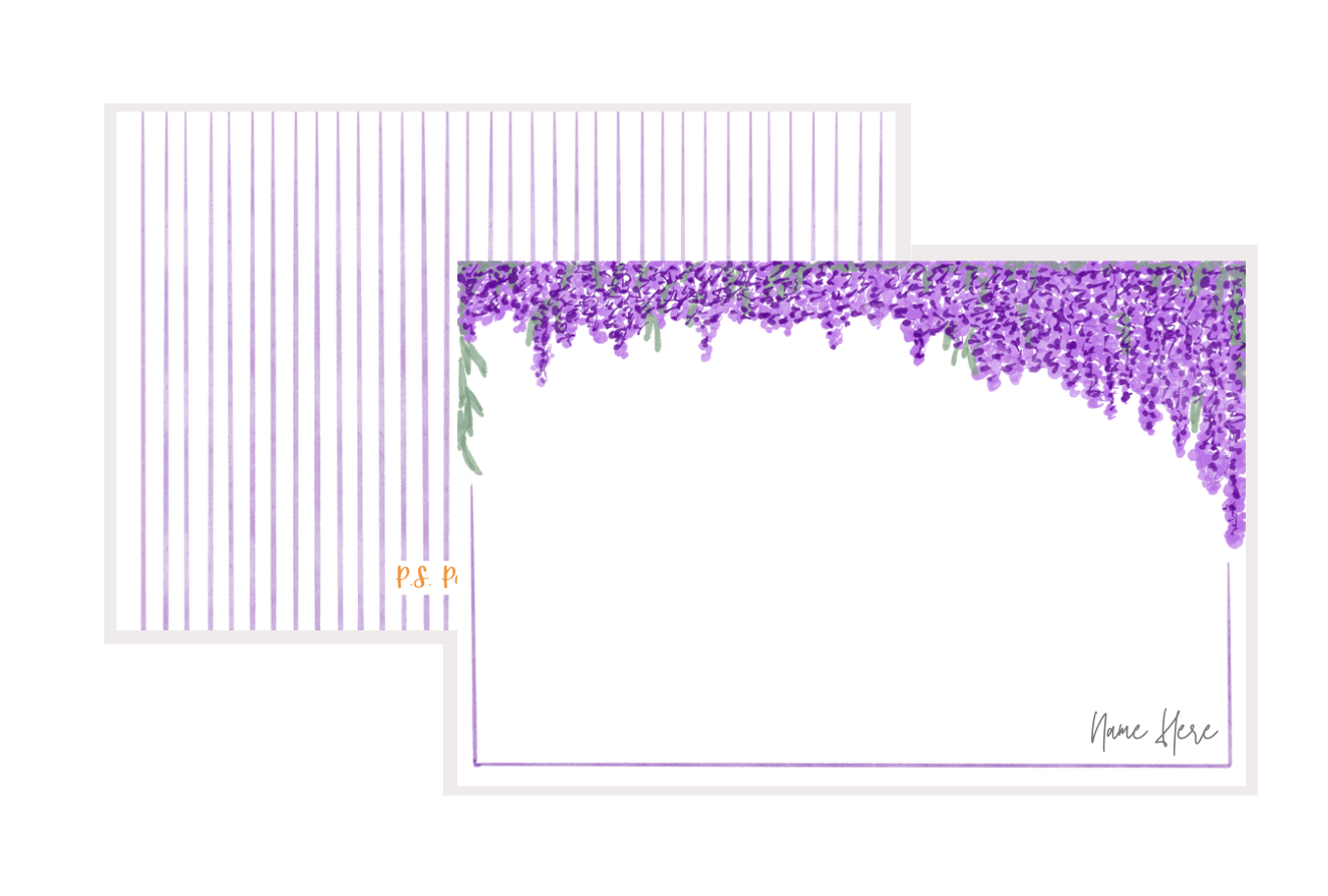 Wisteria Stationery