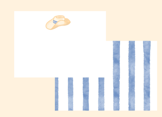 Cowgirl Hat Stationery