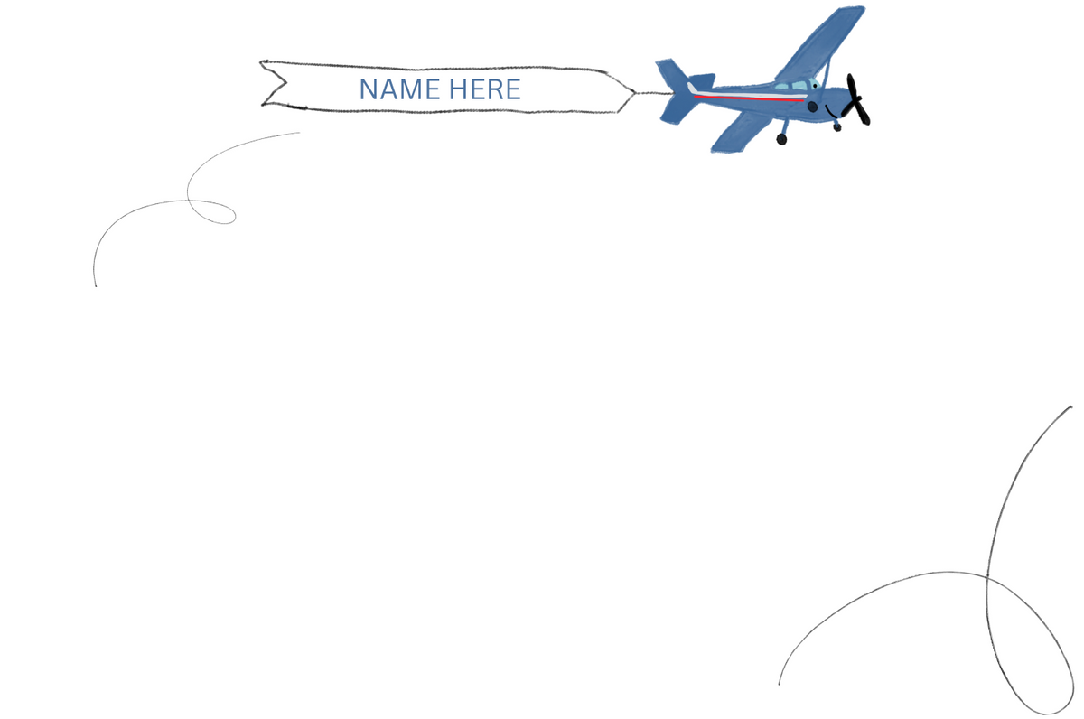 Airplane Stationery
