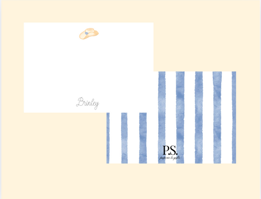 Cowgirl Hat Stationery