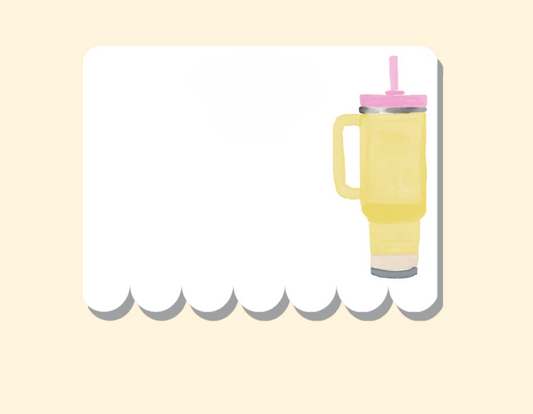 Scalloped Pencil Stanley Notepad