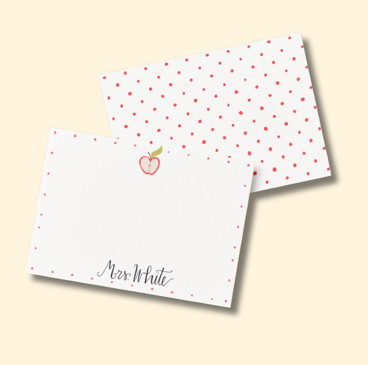 Teacher Apple Stationery