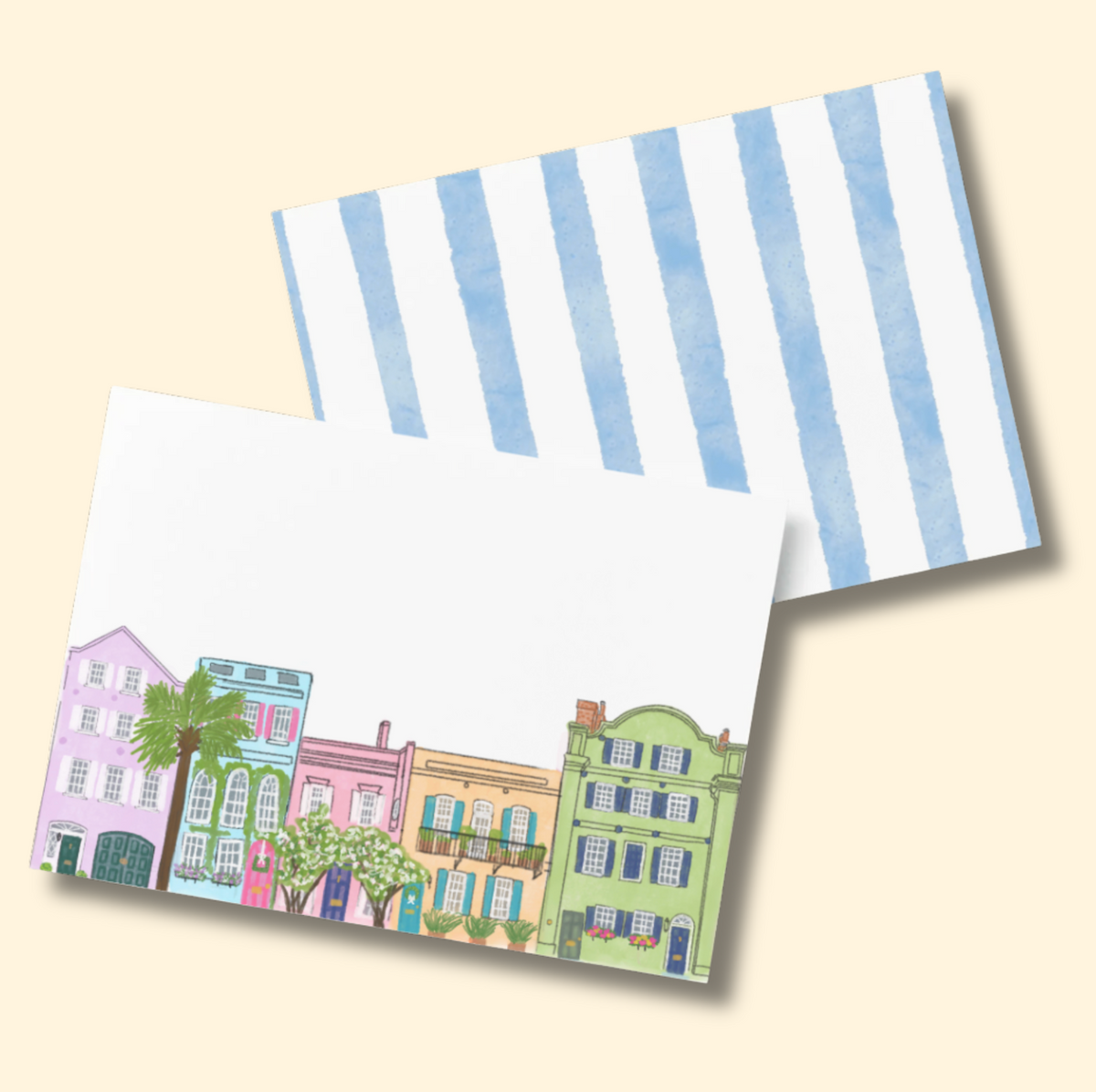 Rainbow Row, Charleston Stationery