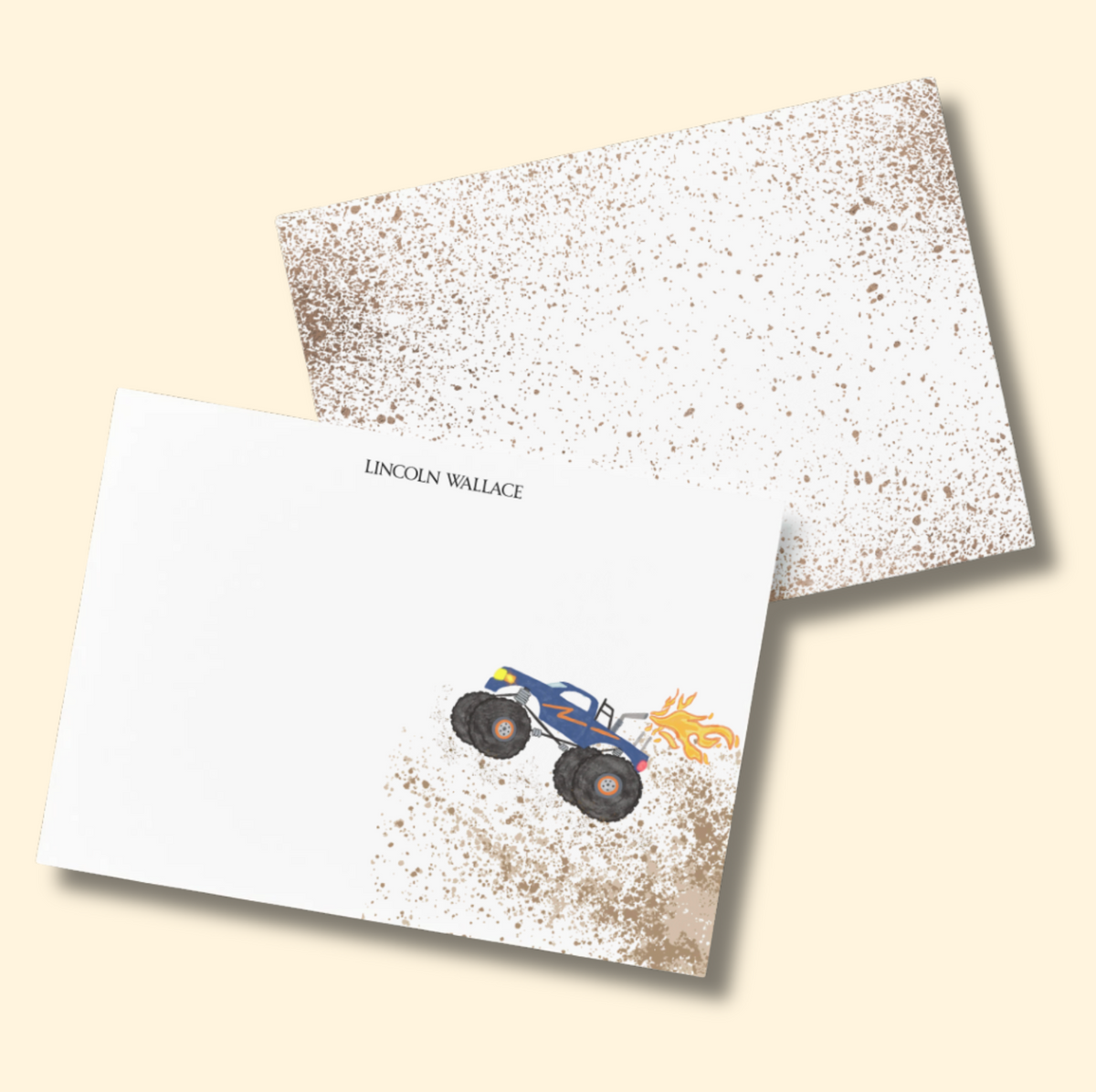 Monster Truck Stationery