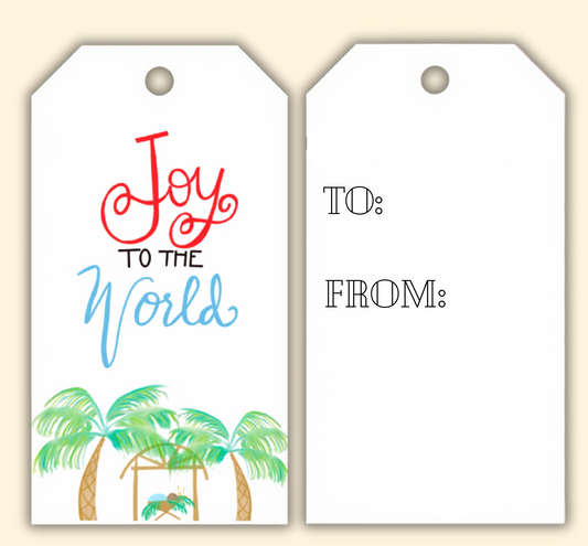 Joy to the World Gift Tag