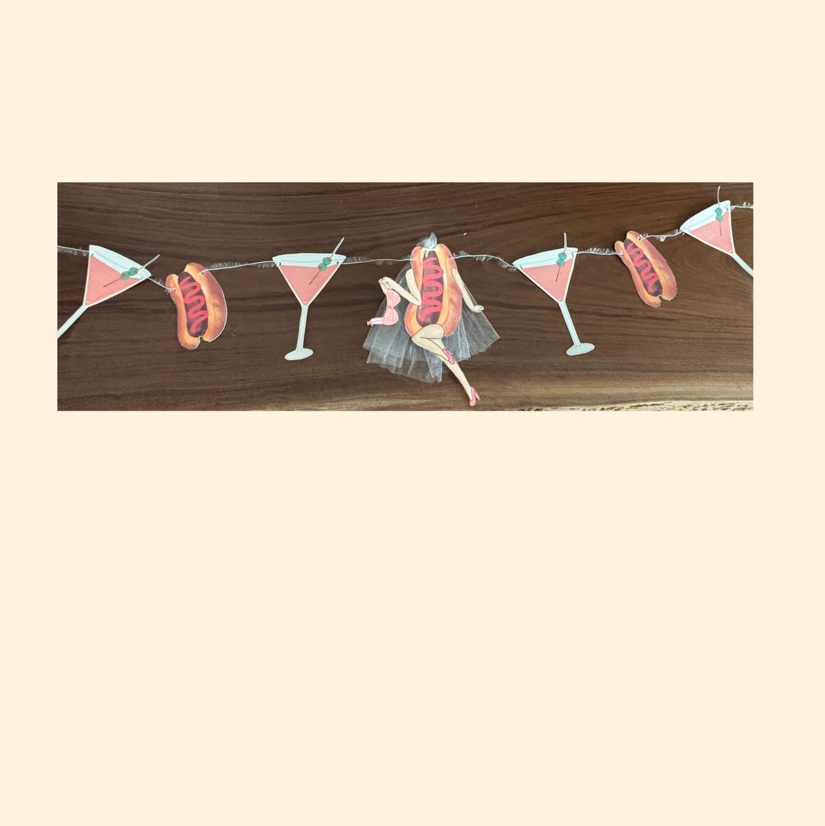 Tini's & Weenies Bachelorette String Banner