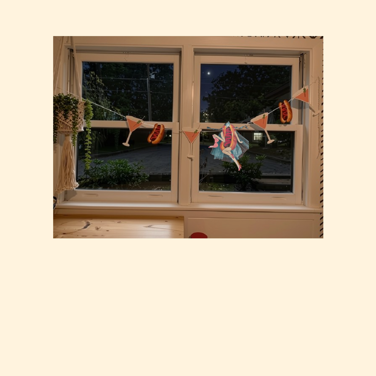 Tini's & Weenies Bachelorette String Banner