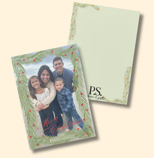 Pull Out the Holly Christmas Card
