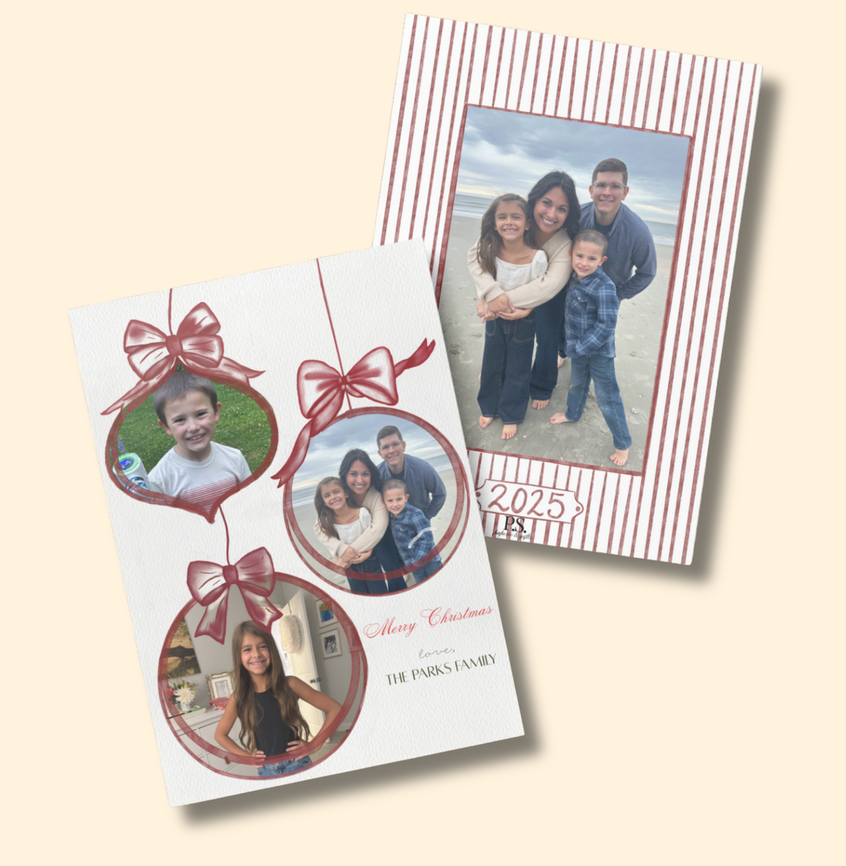 Peppermint Christmas Cards