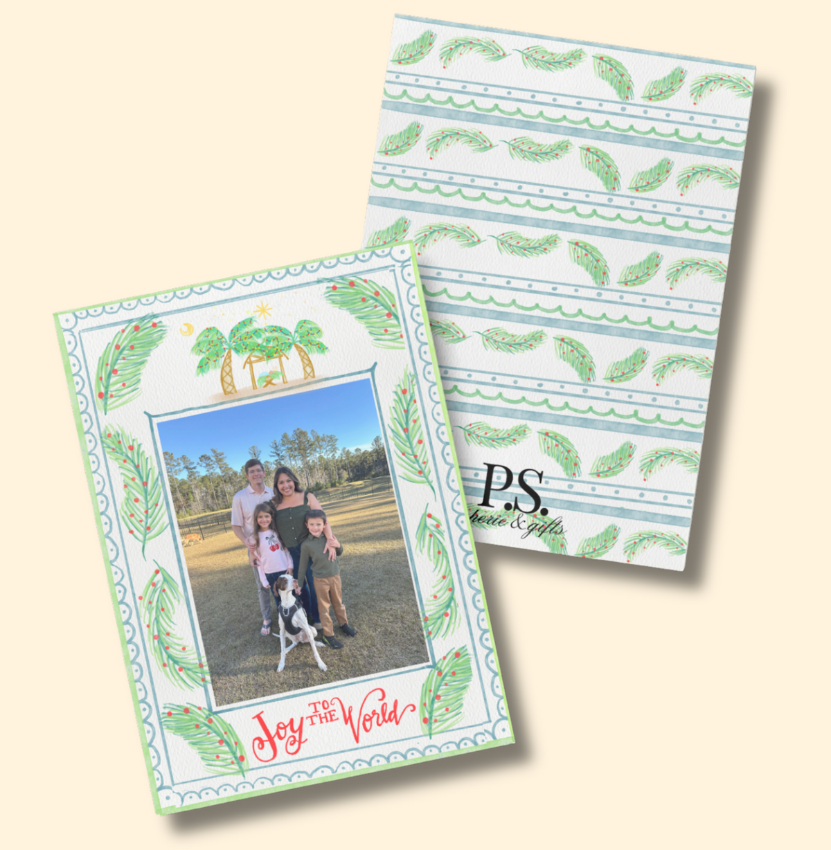 Joy to the World Christmas Card