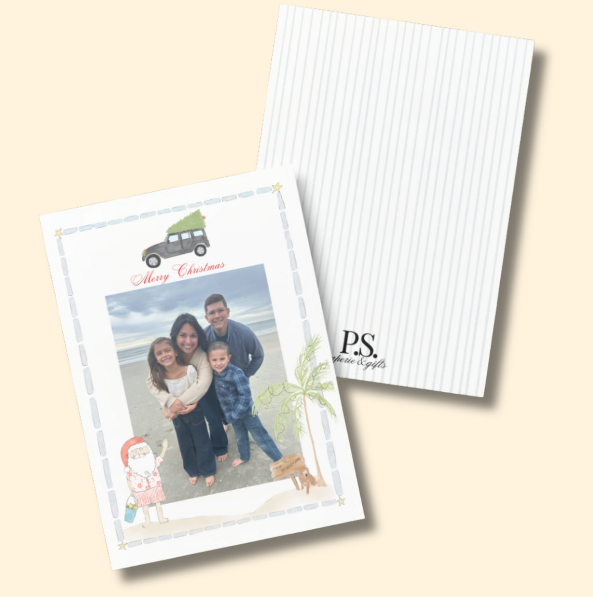 Christmas by the Coast Christmas Card