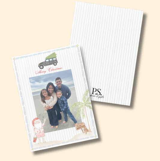 Christmas by the Coast Christmas Card