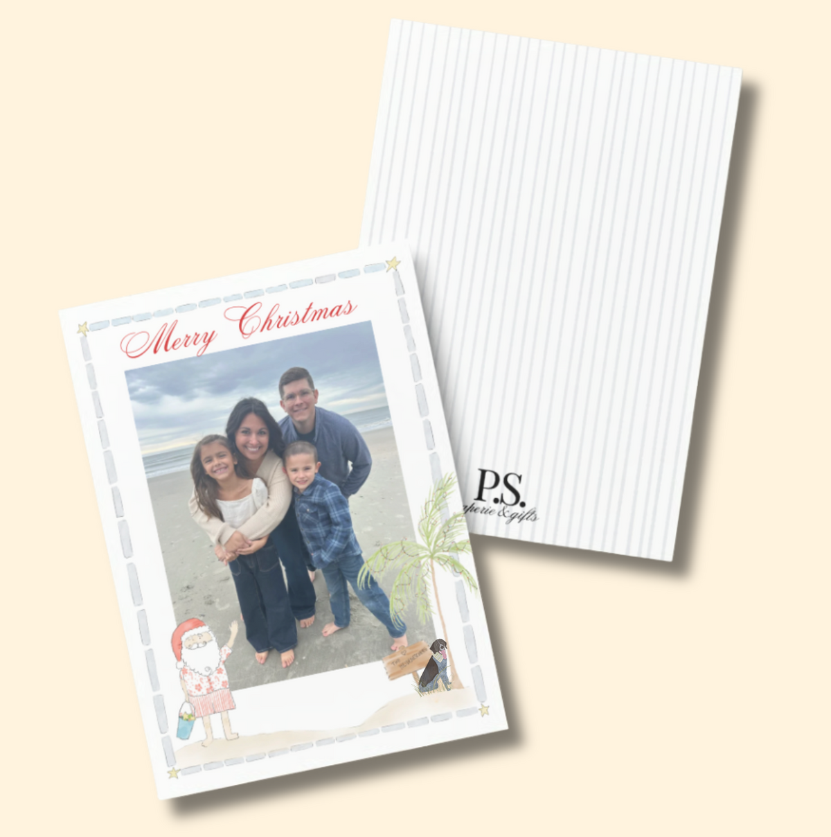 Christmas by the Coast Christmas Card