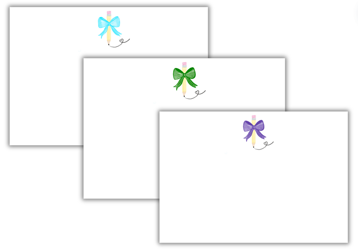 Scalloped Pencil Notepad