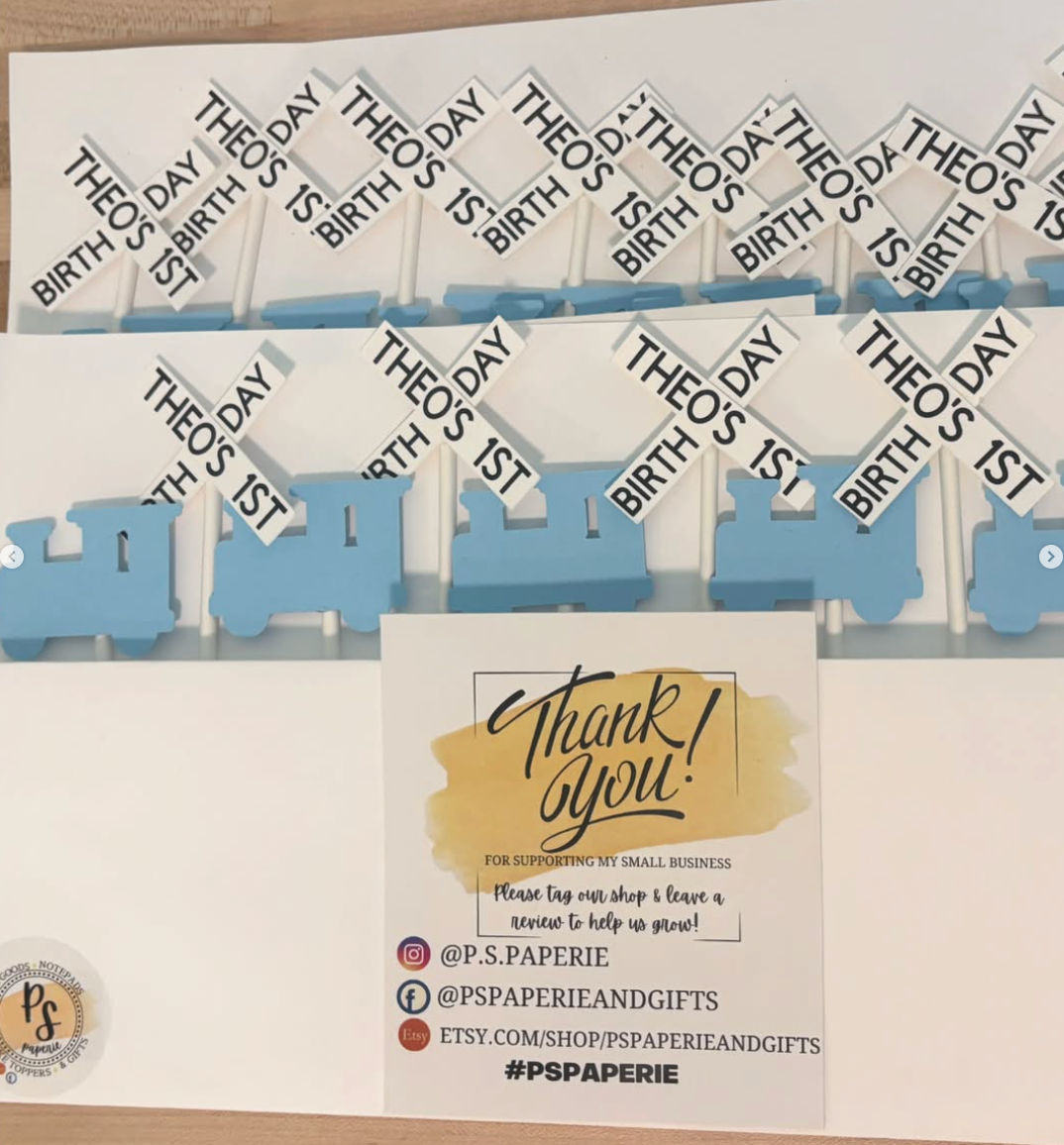 Custom Cupcake Toppers