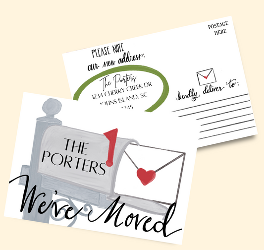 We've Moved Cards