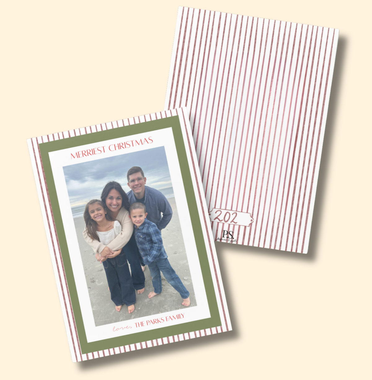 Peppermint Christmas Cards